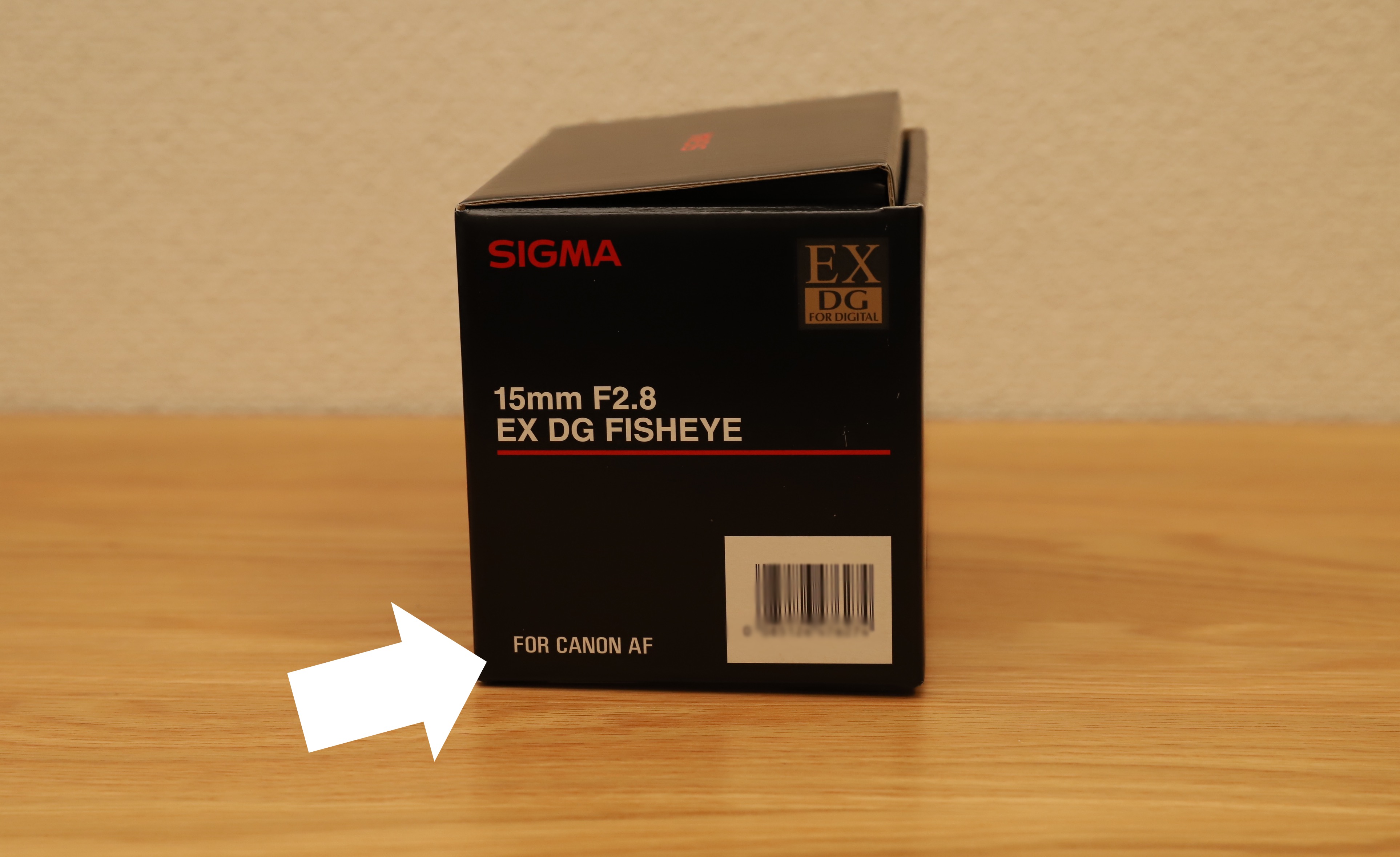 SIGMA 15mm F2.8 EX DG FISHEYE キヤノン用